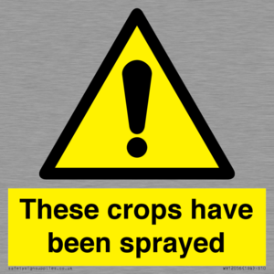 These crops have been sprayed